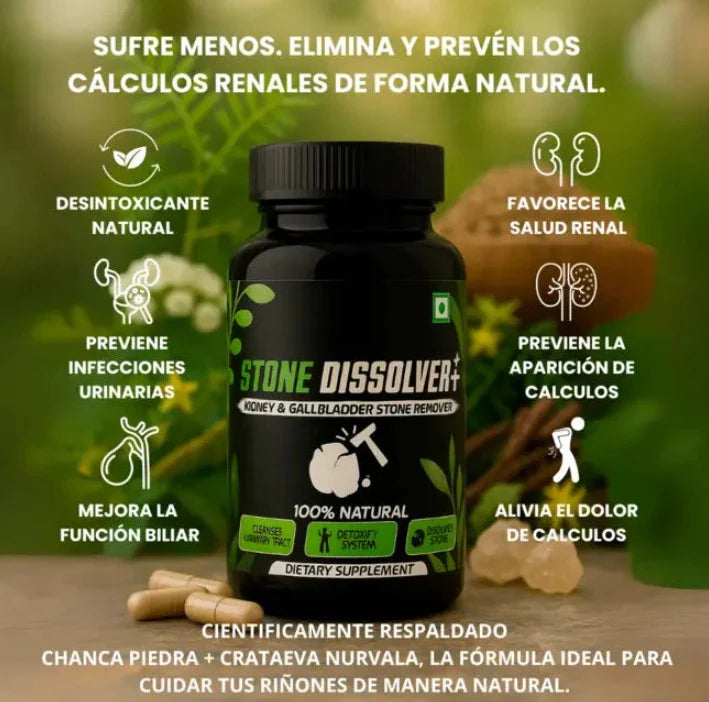 STONE DISSOLVER + (60 capsulas)
