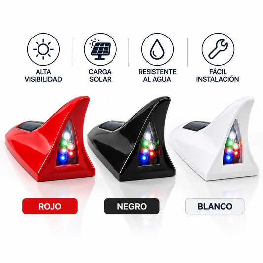 ANTENA DE TIBURÓN CON LUZ